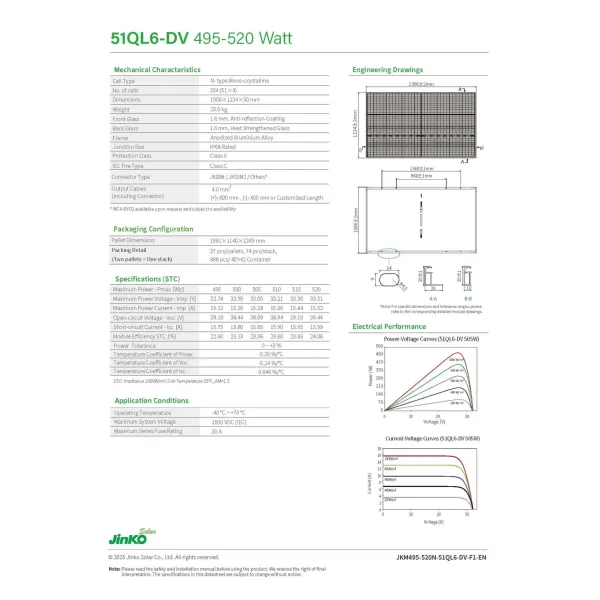 Jinko/Ja/Trina/Longi Wholesale Price Half Cell Bifacial Solar PV Module 500W 520W 605W 630W 650W 700W 750W N Type Topcon Solar Panel