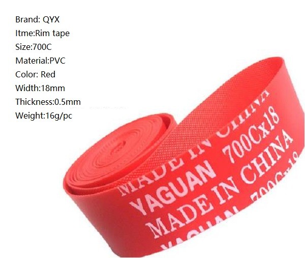 High Pressure Nylon PVC Material Rim Tape 26