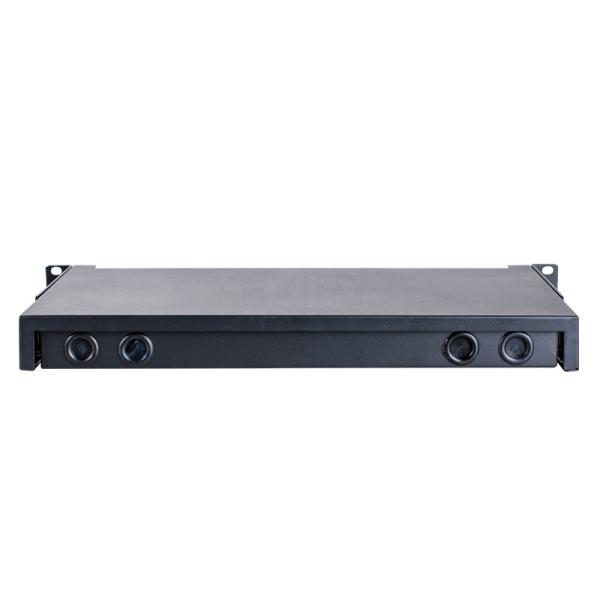 1U 19 Inch Rack Fiber Patch Panel ODF Cabinet Cold Rolled Steel