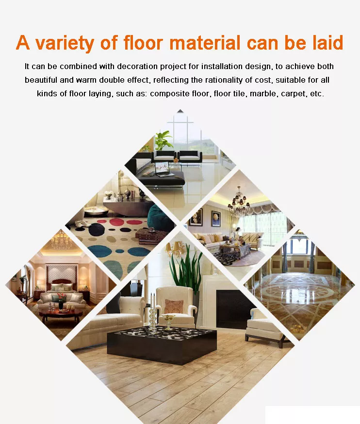 220w Graphene Far Infrared Flexible Electric Heating Film Underfloor