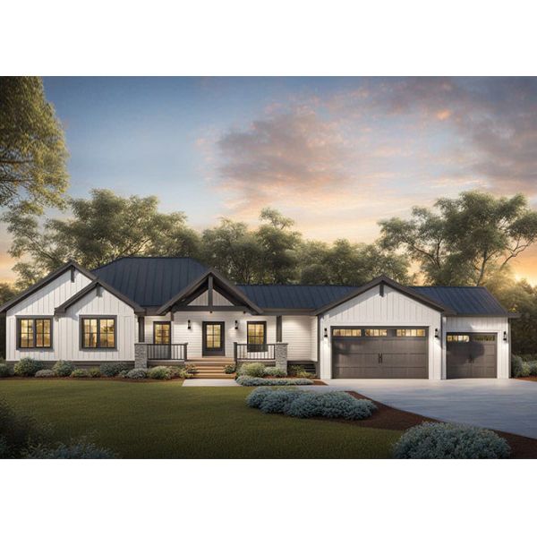 Cuadro de acero ligero en construcción residencial Edificio prefabricado