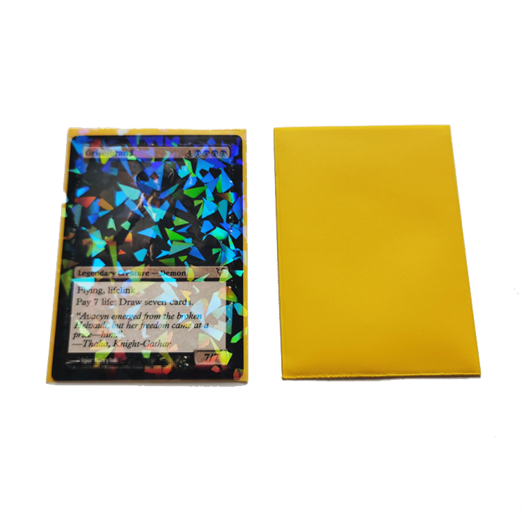 Holo Card Sleeves Pack PP Gaming Supplies With Logo Support​