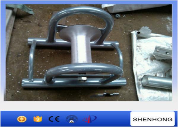 Straing Line Aluminum Cable Pulling Pulley 160mm Width 140mm Diameter