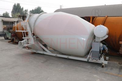 Fully Integrated Concrete Mix On Site Truck, 10 - 12cbm Volumetric Concrete Mixer