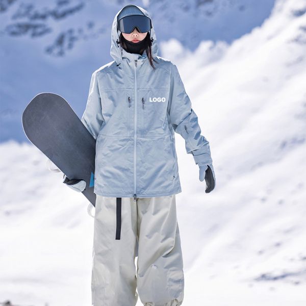 OEM Custom Couple American Style Snowboard Jacket Waterproof Windproof Thick Warm Winter Ski Outer Coat