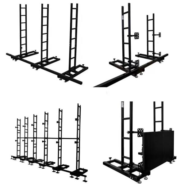Event Hanging LED Video Wall Stand Rack Aluminum Alloy Ground Support LED Screen Truss