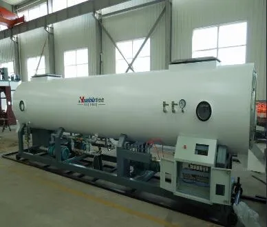 Computerized Control HDPE Outer Protective Pipe Production Line with Effective Thermal Insulation and Dust-Free Planetary Cutting
