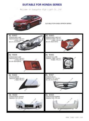 Suitable for Honda Series