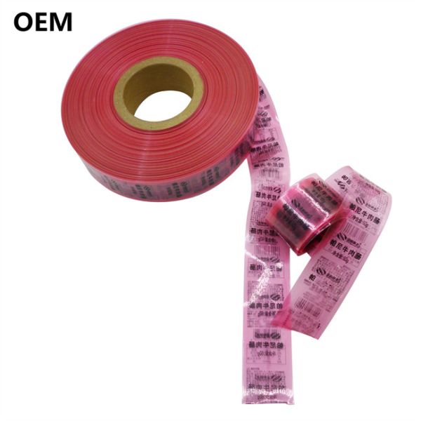 Kingred China Plastic Sausage Casings Flexography Printing for Food Processing
