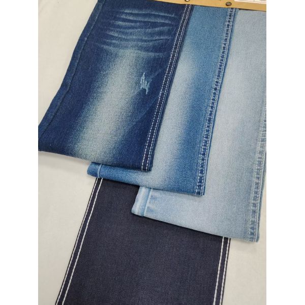 Stretchy Comfort 55%Cotton Denim Fabric  12*21/40+70 Construction For Woman  Jeans