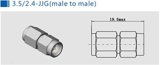 Waterproof SMA Female to SMP Female Adapter