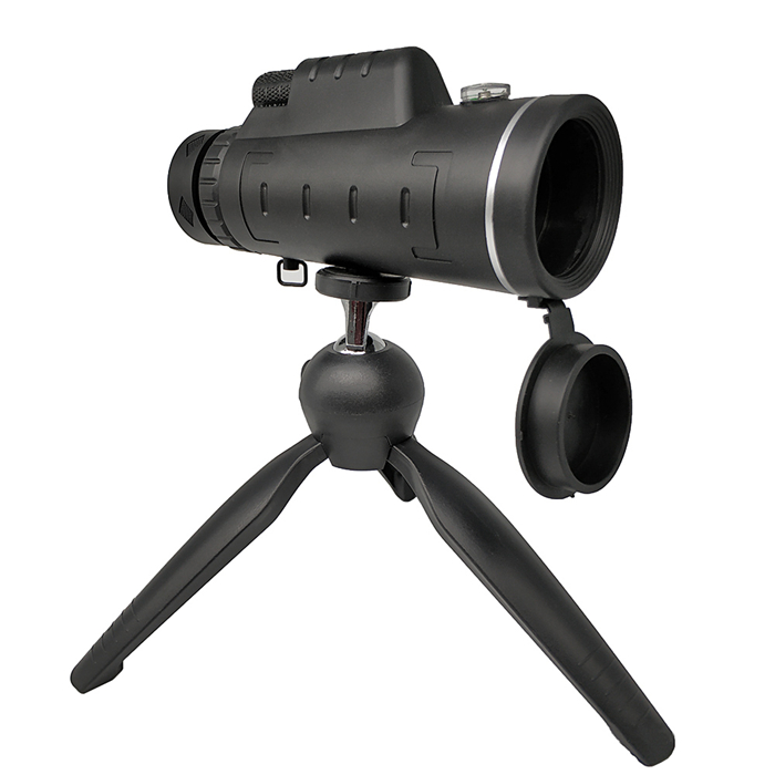 Черная супер приведенная в действие Monocular чернота телескопа 40x60 с компасом/треногой