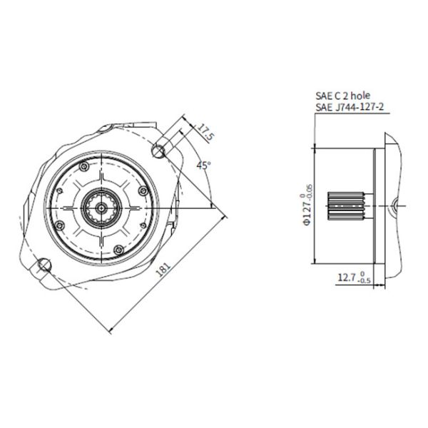 High Pressure Axial Piston Hydraulic Motor Variable Displacement Pump HP5V SERIES