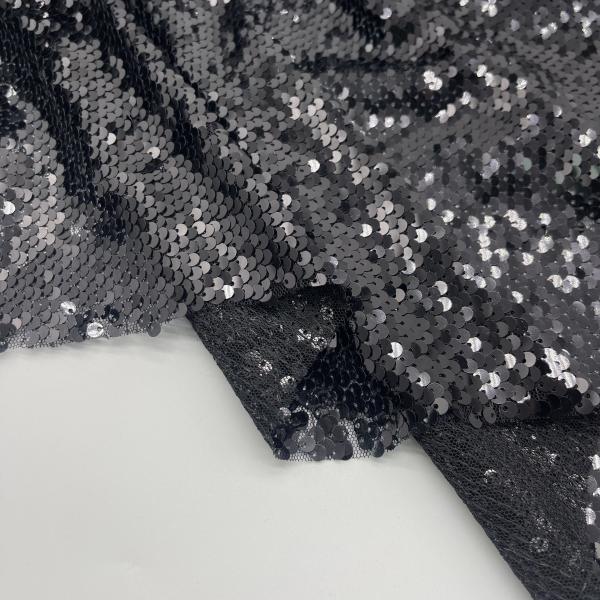 Eco Friendly Sequins Embroidered Fabric M05-017