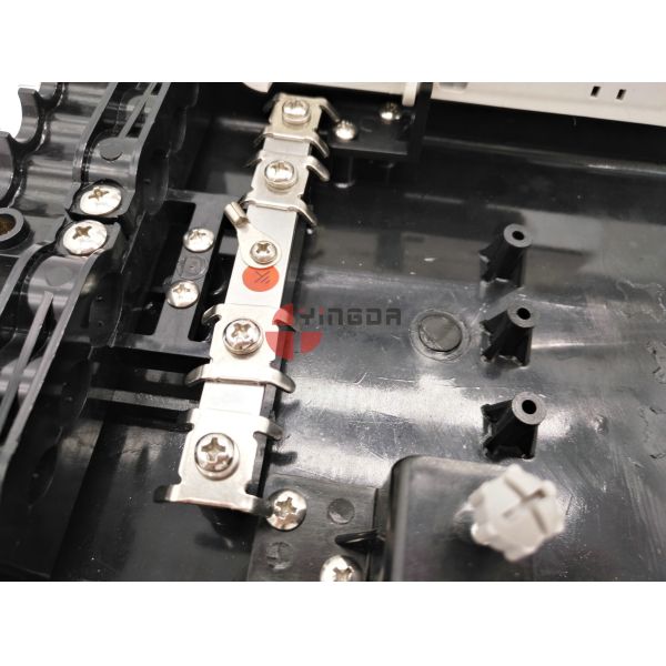 Прямо через размер портов 295 * 202 * 81мм коробки замка для канатов 6 волокна