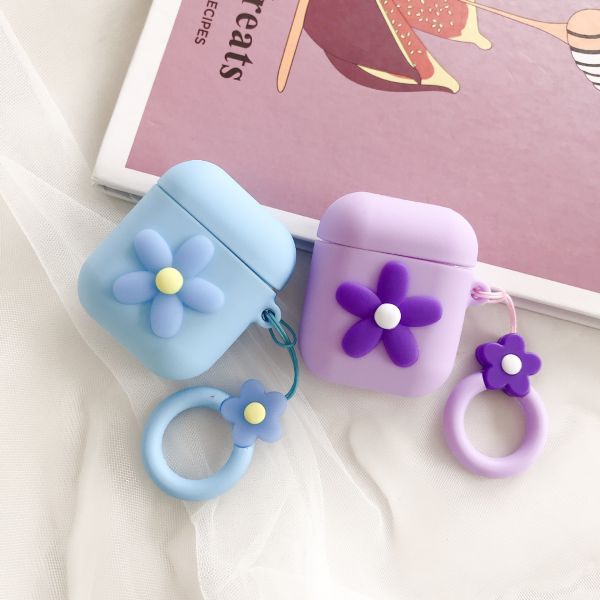 For Airpods Silicone Case Cover Compatible for Apple Airpods 1&2 [Cute Design][Best Gift for Girls or Couples]