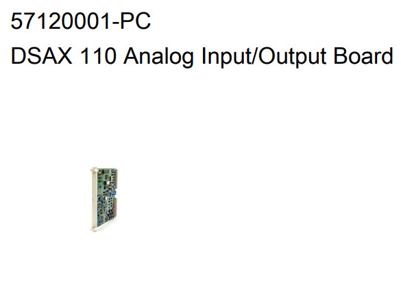 DSAX 110 57120001-PC ABB アナログ入力/出力ボード