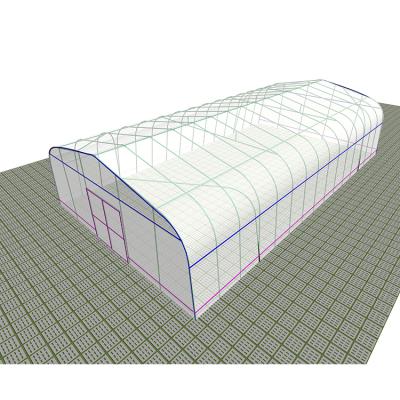 32mm Pipe Diameter Vegetable Green House Customized For Optimal Growth Conditions