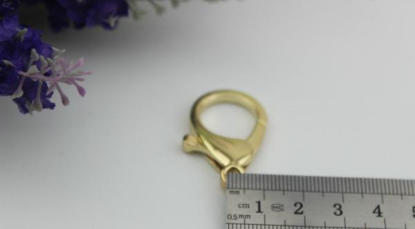 Fashion zinc alloy bag metal mini lobster claw clip snap hook match with metal chain