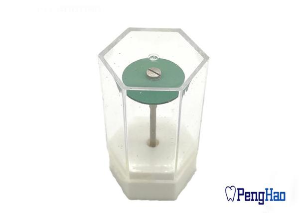 22x2.5mm Dental Zirconia Abrasive Tools , Green Dental Ceramic Diamond Grinding Stone