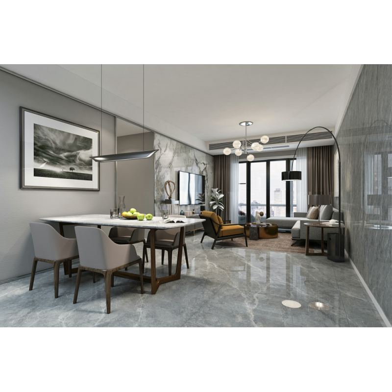 Stylish Glossy Wall Stone Tiles for Living Room Interior and Exterior Decoration