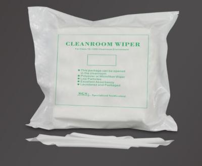 Light Weight Non Woven Wipes Anti Static Wiper Cleanroom Paper 9 X 9 Size