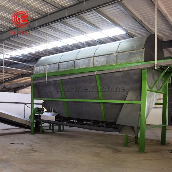 Chicken Manure Food Waste Compost Organic Fertilizer Production Line 2T/H Capacity
