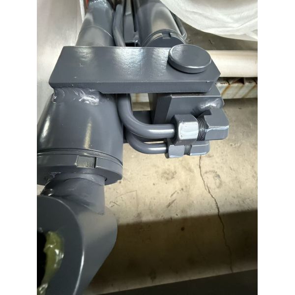 Custom Hard Chrome Plated Steel Dual Stage Hydraulic Cylinder With Complex Structure