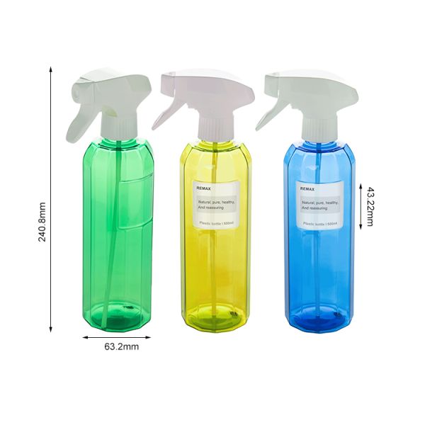 50 мл прозрачные пластиковые бутылки для распыления Спрейная головка с белыми пистолетными головками