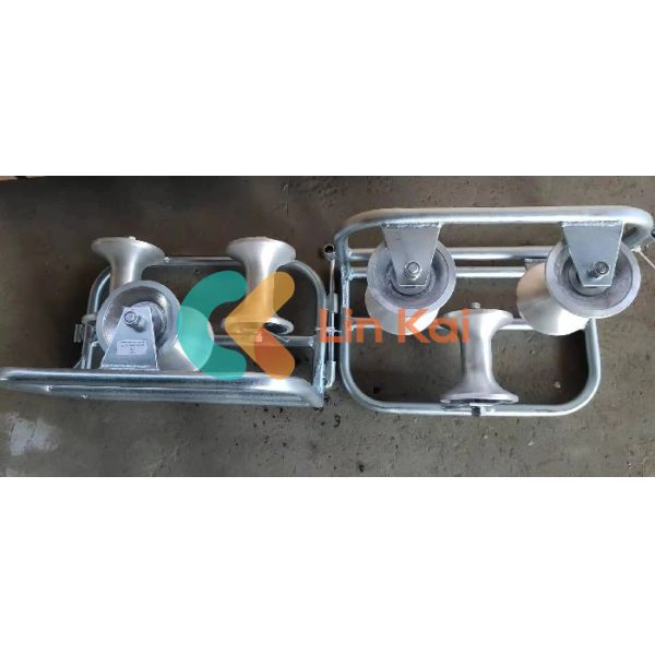 Rodillos de cables de acero y aluminio para la instalación de cables eléctricos subterráneos