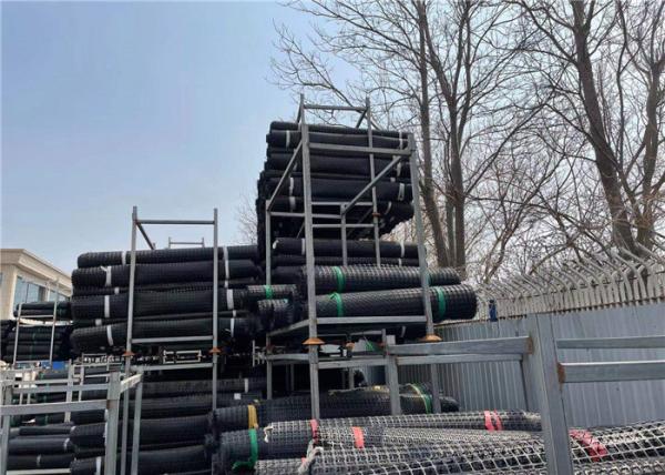 High Tenslie Strength Biaxial Plastic Geogrid For Driveway Reinforcement