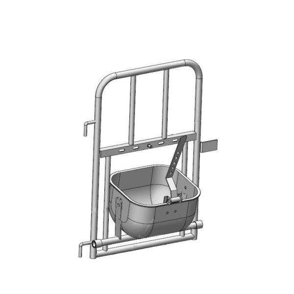 SUS304 Livestock Feeding Equipment Individual Sow Feed Trough