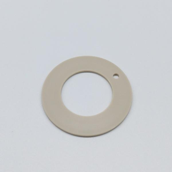 White PTFE Parts Chemical Corrosion Resistance PEEK Seal Ring Customized 90 shore A