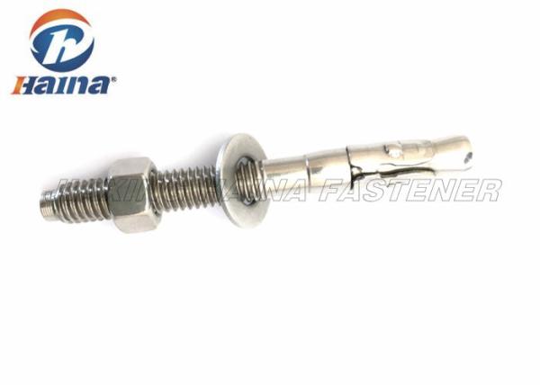 SS304 Fully Threaded Expansion Stainless Steel 316 Anchor Bolts For Concrete