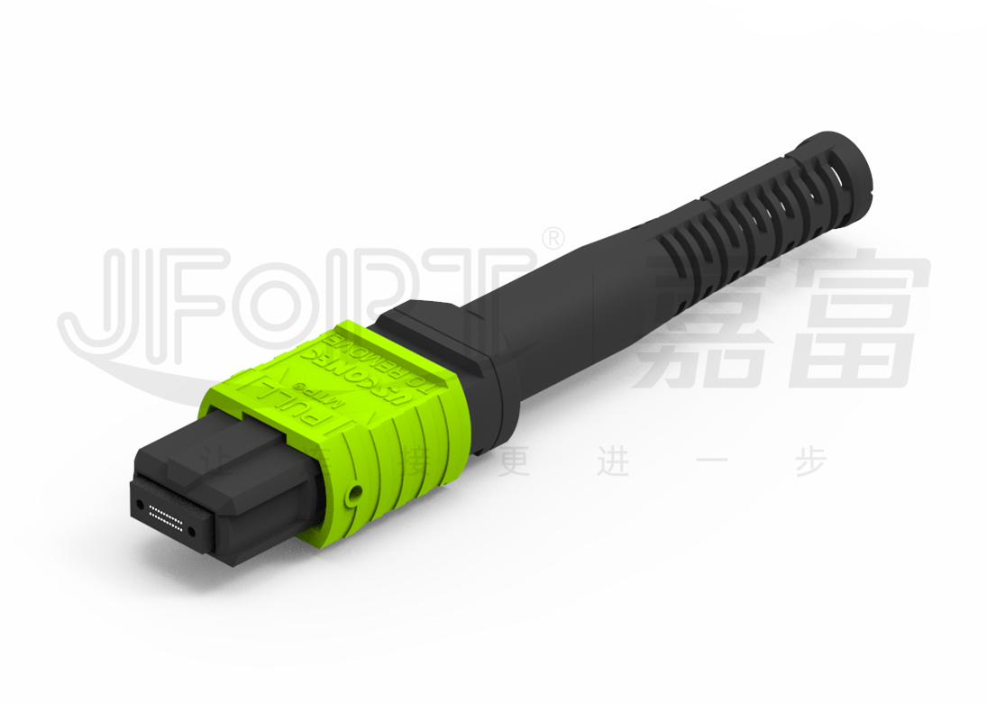 12 гибкий провод полярности b Aqua кабеля мультимодных 50/125 3.0mm LSZH хобота ядра MPO