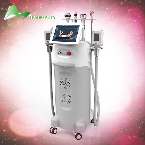 Cavitation rf cryolipolysis beauty machine ice therapy weight loss double handles