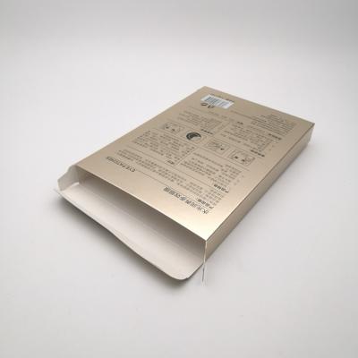 Skincare Cosmetic Folding Cardboard Gift Boxes For Eye Treatment Mask Packaging