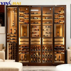 Unit Wholesale And Rack Made Credenza High Wine Room Cabinets
