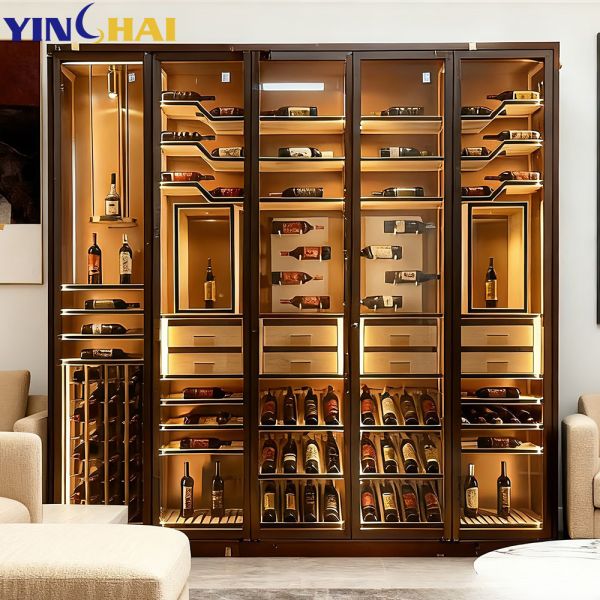 Unit Wholesale And Rack Made Credenza High Wine Room Cabinets