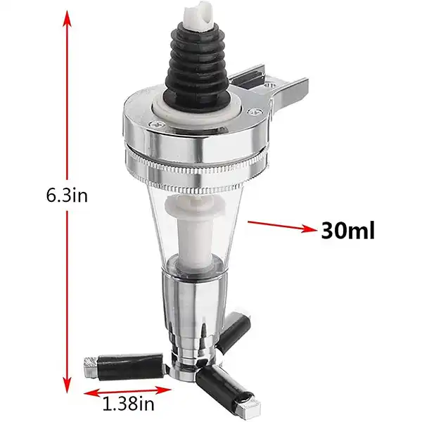 Алюминиевый диспенсер для алкогольных напитков 2 бутылки Диспенсер для домашнего бара