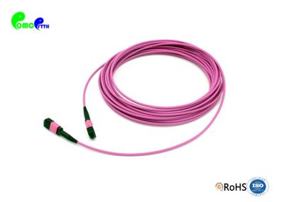 MPO Trunk Cable OM4 24F MPO Female to MPO Female 50 / 125μm High Density Low Loss 0.35dB Type A Keyup - KeyDown polarity
