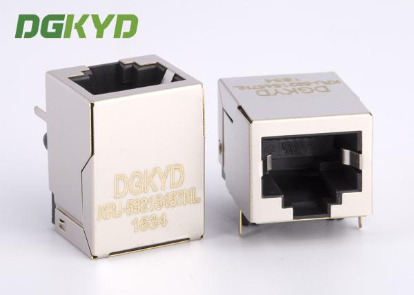 21.3mm 1X1 escolhem o jaque RJ45 modular protegido porto sem transformador