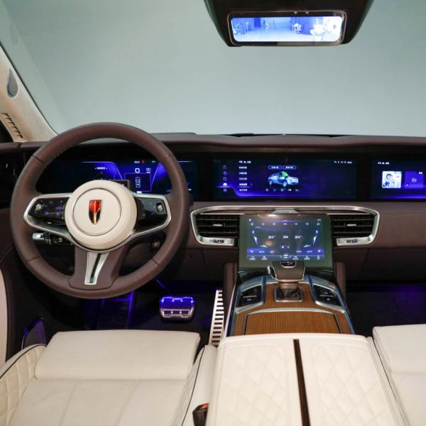 Chinese Luxury FAW Hongqi E-hs9 Full-size Electric SUV with Max Speed of 200 Km/h and Left Steering