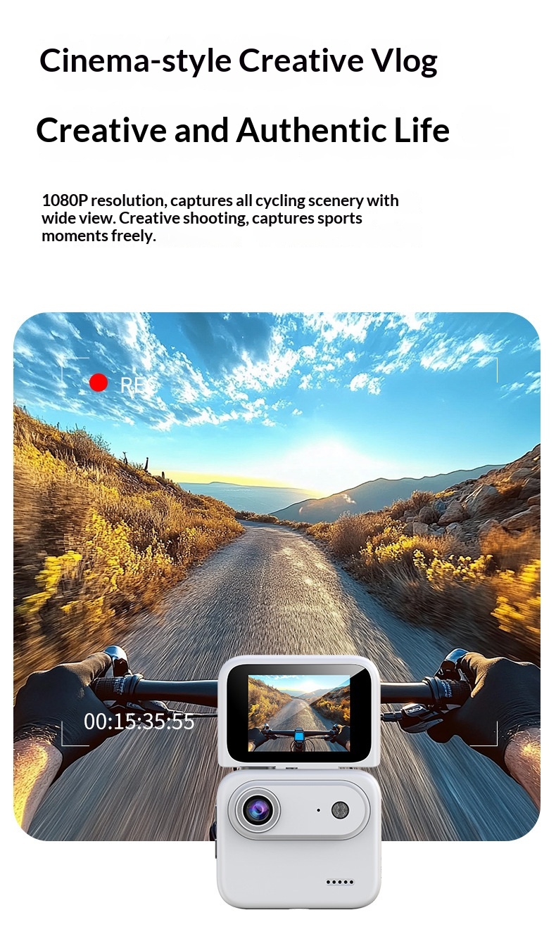 Cross-Border Best-Selling Y360 4K Outdoor Sports Camera Mini Thumb 128G 2.0-inch Screen 140 Wide Angle Handheld Vlog Video