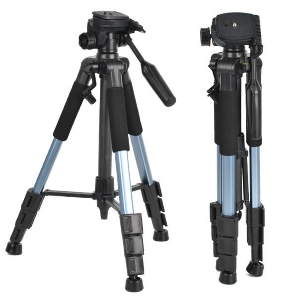Q668 1.5M Height Aluminum Alloy Tripod For Phone And Camera