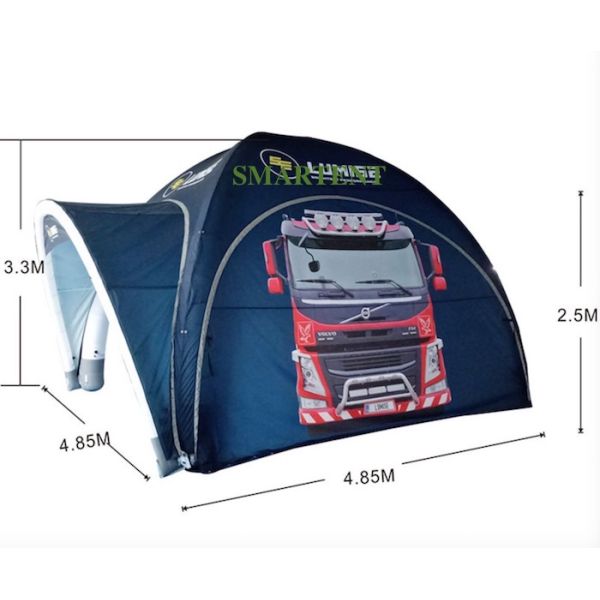 Легкая портативная Оксфордская надувная палатка TPU X 5MX5M