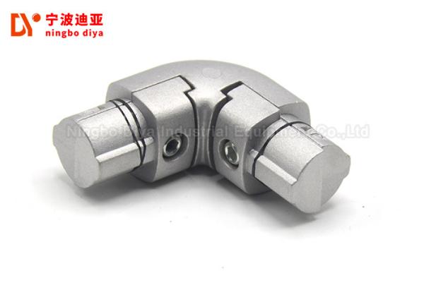 Zinc Plated Lean Tube Connector , Multi Function Aluminum Die Casting Connector