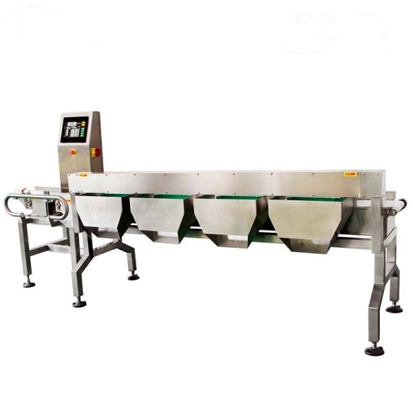 Carton Box Stainless Steel Conveyor Weight Checker Machine