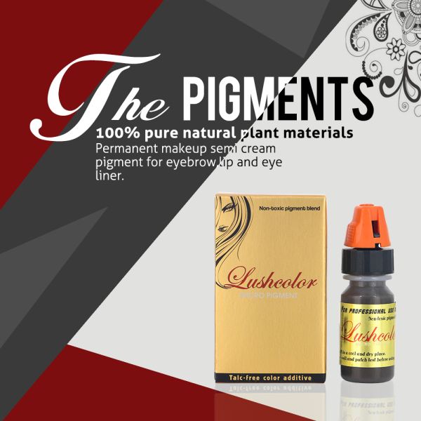 Пигменты состава завода OEM чисто естественные Semi постоянные для татуировки брови