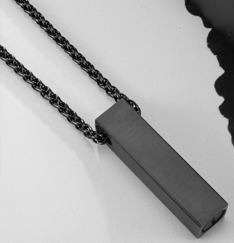 Moda Joyería Encanto Collar Diseño Cruce de acero inoxidable Collar de cadena de collar para hombres mujeres 22-24 pulgadas